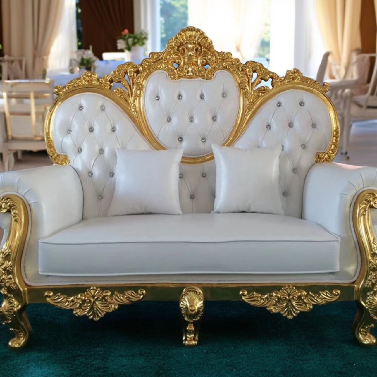 Luxury throne chair rentals for Portland weddings and events