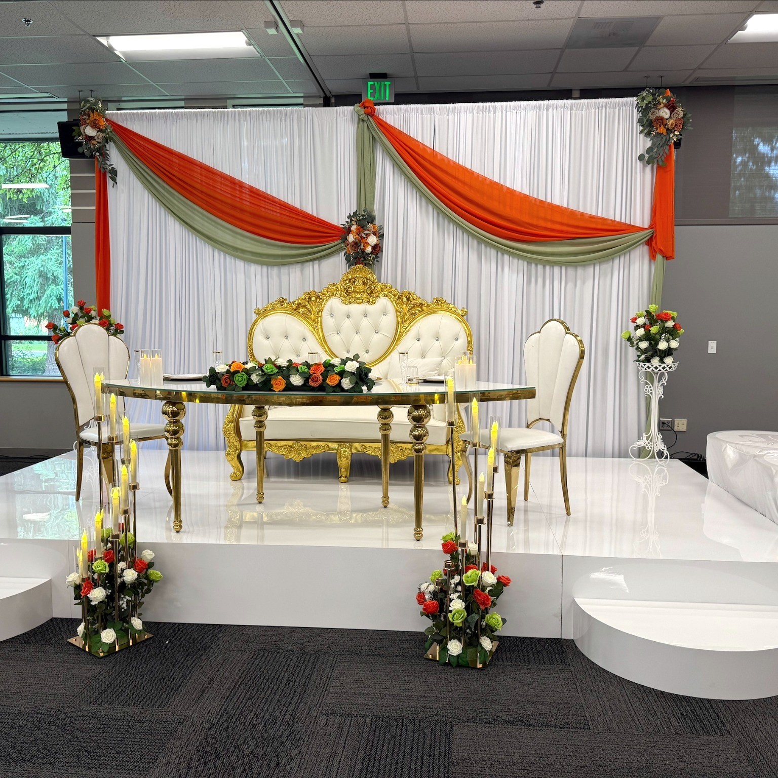 Throne Stage Setup